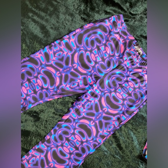 SOLD on Depop - Dolls Kill Psychedelic Mind Pants Set - Picture 3 of 7